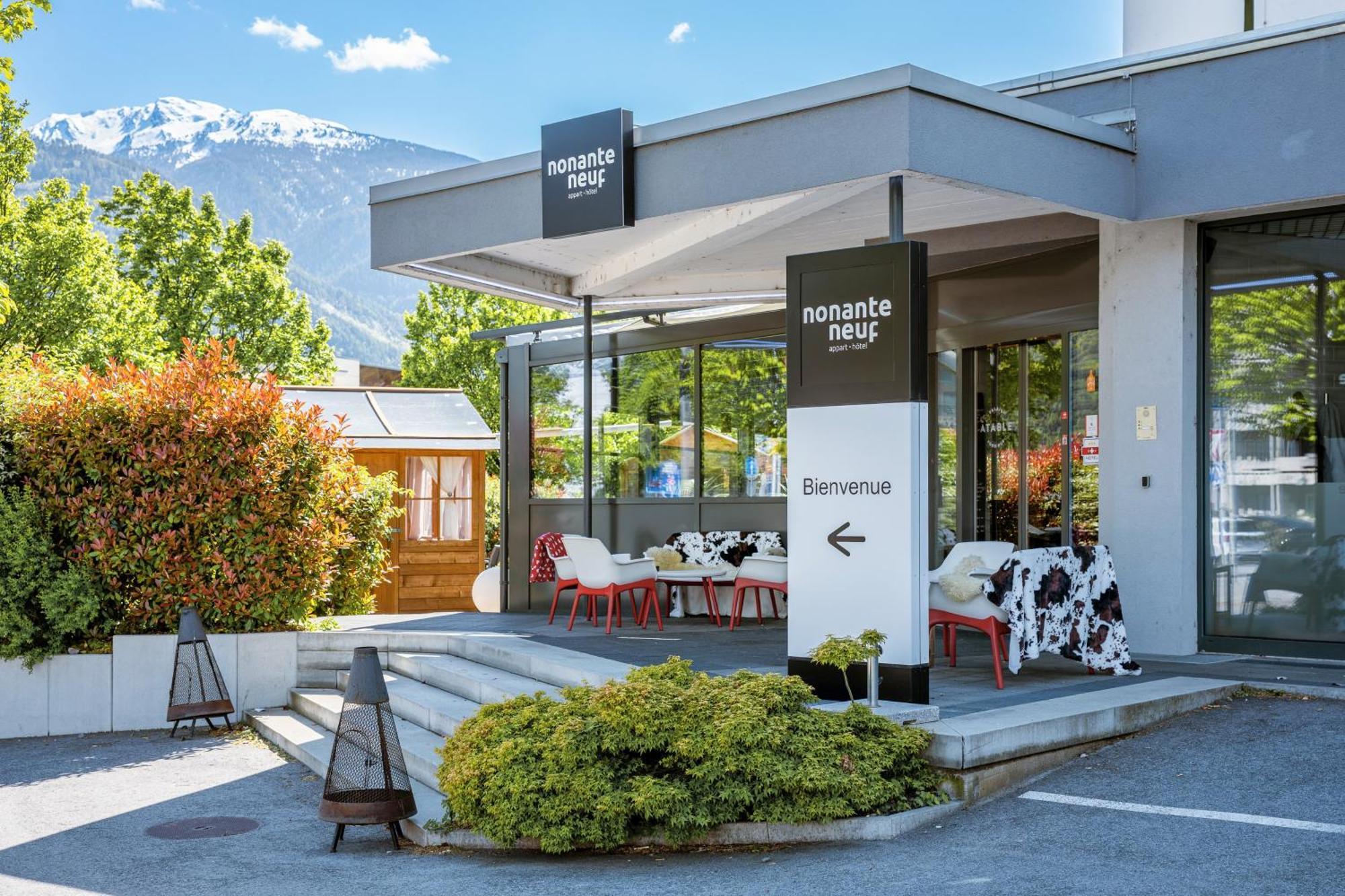Nonanteneuf Appart Hotel Sierre - Contactless Check-In Exterior photo